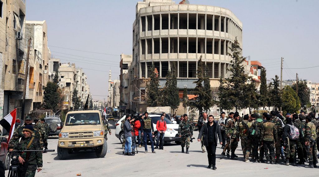 Ανθρωπιστική βοήθεια έφτασε στην Μουανταμίγια της Συρίας