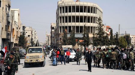 Ανθρωπιστική βοήθεια έφτασε στην Μουανταμίγια της Συρίας