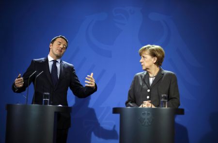 Η «ατζέντα Ρέντσι» απέναντι στη λιτότητα α λα Μέρκελ