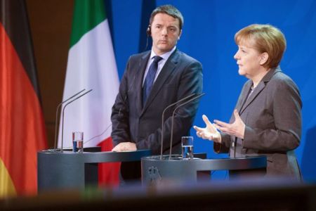 Μέρκελ: Εξέφρασε την στήριξή της στη κυβέρνηση Ρέντσι