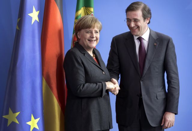 Μέρκελ: Στηρίζουμε την έξοδο της Πορτογαλίας από το μνημόνιο