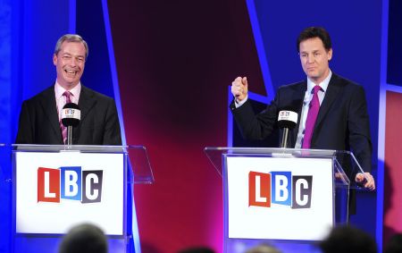 Νικητής ο Φάρατζ στο πρώτο ντιμπέιτ των Ευρωεκλογών στη Βρετανία