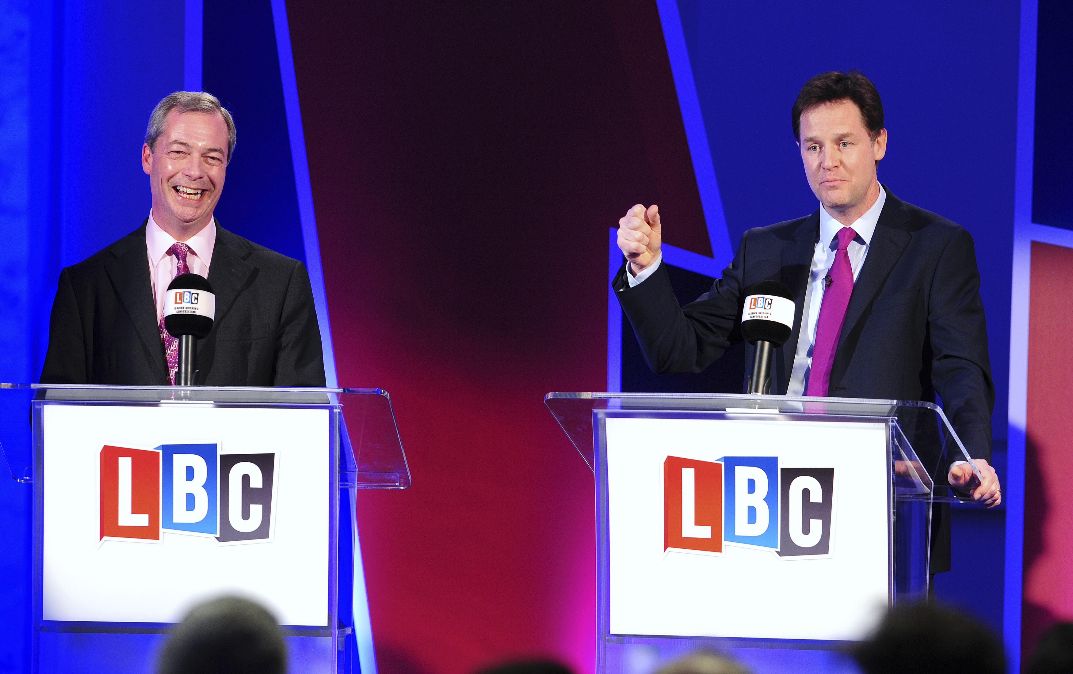 Νικητής ο Φάρατζ στο πρώτο ντιμπέιτ των Ευρωεκλογών στη Βρετανία