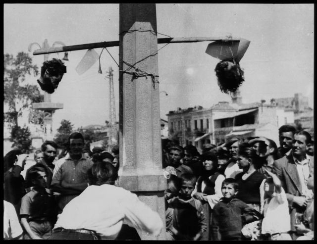 Αρης Βελουχιώτης: Αι κεφαλαί εξετέθησαν εις κοινήν θέαν