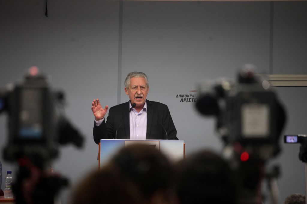 Κουβέλης: Καμία συγκυβέρνηση ούτε με Σαμαρά ούτε με Βενιζέλο