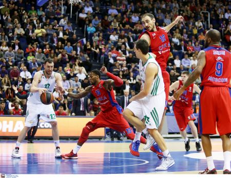 Ευρωλίγκα: Δεύτερη ήττα του ΠΑΟ στη Μόσχα από την ΤΣΣΚΑ