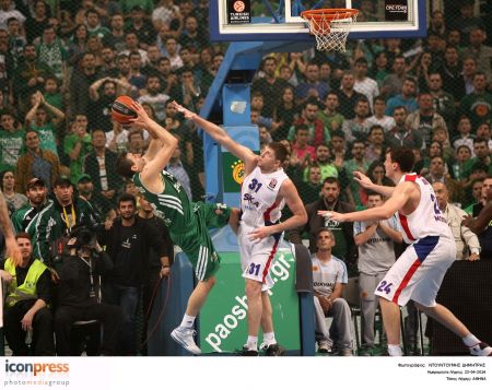 Μπάσκετ – Ευρωλίγκα: Παναθηναϊκός – ΤΣΣΚΑ Μόσχας 73-72 (κ.α. 64-64)