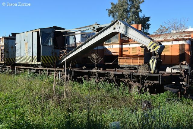 Για σκραπ ιστορικός γερανός του ΟΣΕ