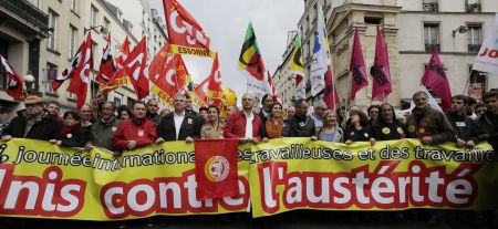 Γαλλία: Κινητοποιήσεις συνδικάτων κατά της λιτότητας