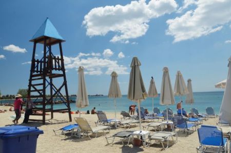 Summer weather conditions in Greece on Thursday