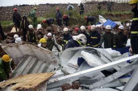 Κίνα:  18 εργάτες νεκροί σε κατάρρευση τοίχου εργοστασίου