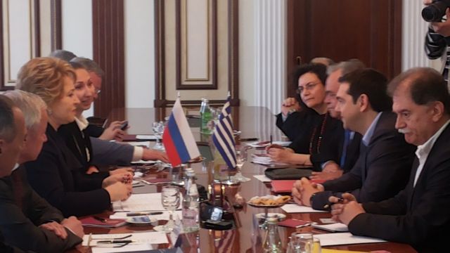 Tsipras visit to Russia affected by European sanctions