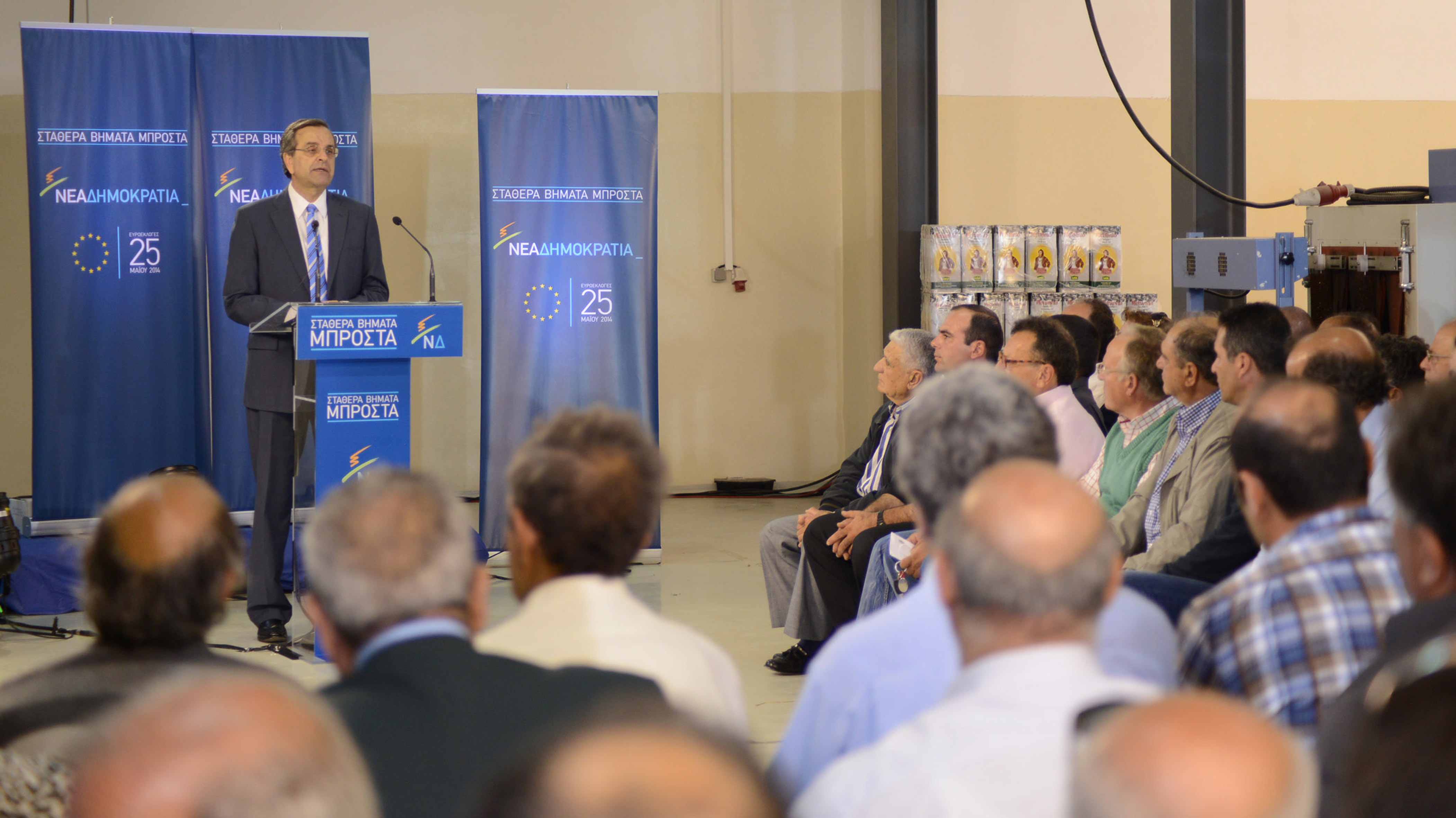 Κλιμάκωση της προεκλογικής έντασης επιδιώκει ο Αντώνης Σαμαράς