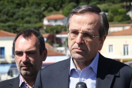 «Σε αυτή τη γη ο φασισμός δεν πιάνει» είπε ο Σαμαράς από την Κρήτη