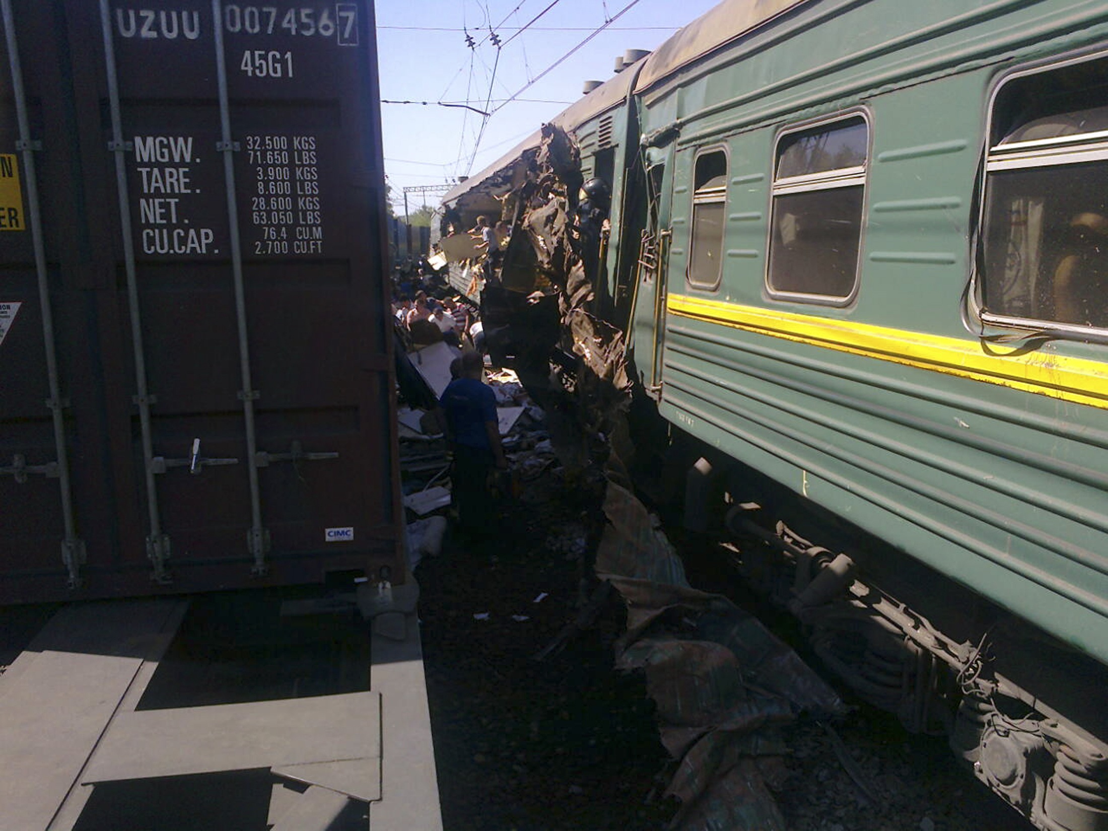 Εξι νεκροί από σύγκρουση δύο τρένων στη Μόσχα