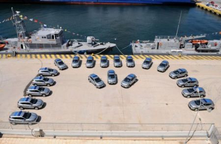 Παραλαβή 20 οχημάτων για το Λιμενικό Σώμα