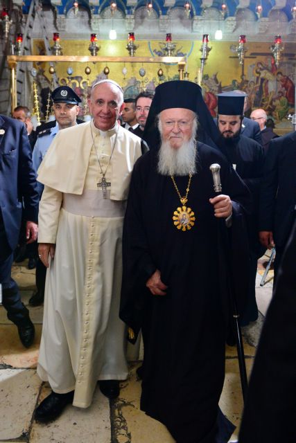 Patriarch Bartholomew and Pope Francis sign common declaration