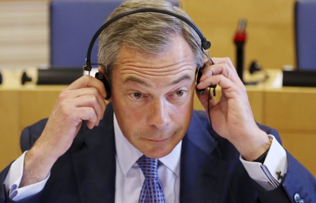 UKIP’s Nigel Farage is in favor of a Grexit
