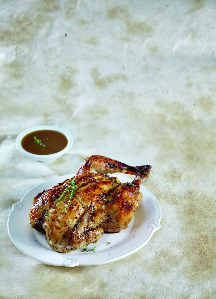 Κοτόπουλο με εσπεριδοειδή και βότανα