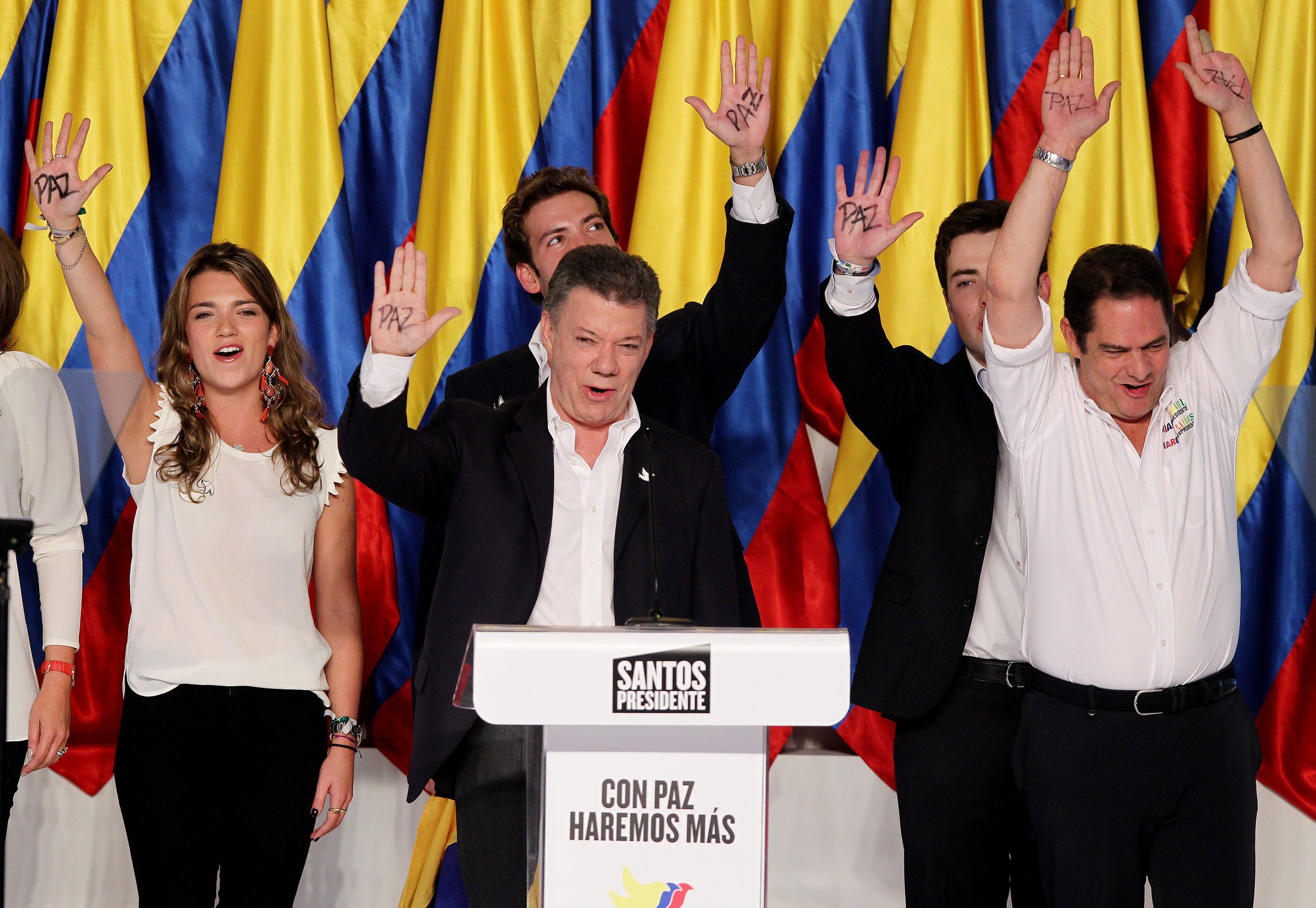 Kολομβία: Επανεκλογή για τον Σάντος στην προεδρία μετά τον  β΄ γύρο