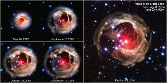 Ένα άστρο εκρήγνυται σε θεαματικό βίντεο του Hubble