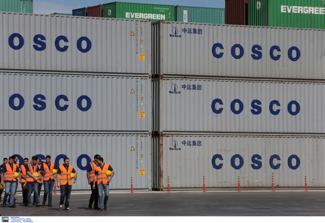 Απεργιακές κινητοποιήσεις στις εγκαταστάσεις της Cosco