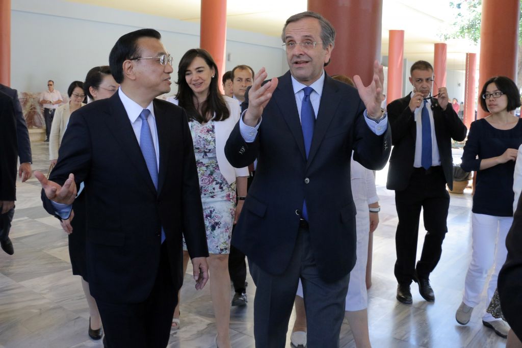 Ο Αντώνης Σαμαράς εγκαινίασε το Αρχαιολογικό Μουσείο Ηρακλείου