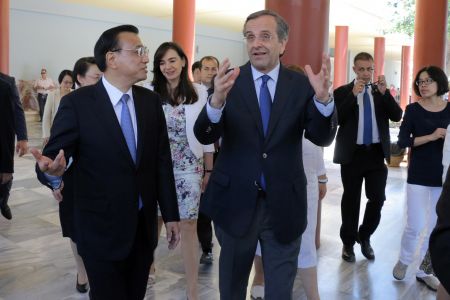 Ο Αντώνης Σαμαράς εγκαινίασε το Αρχαιολογικό Μουσείο Ηρακλείου