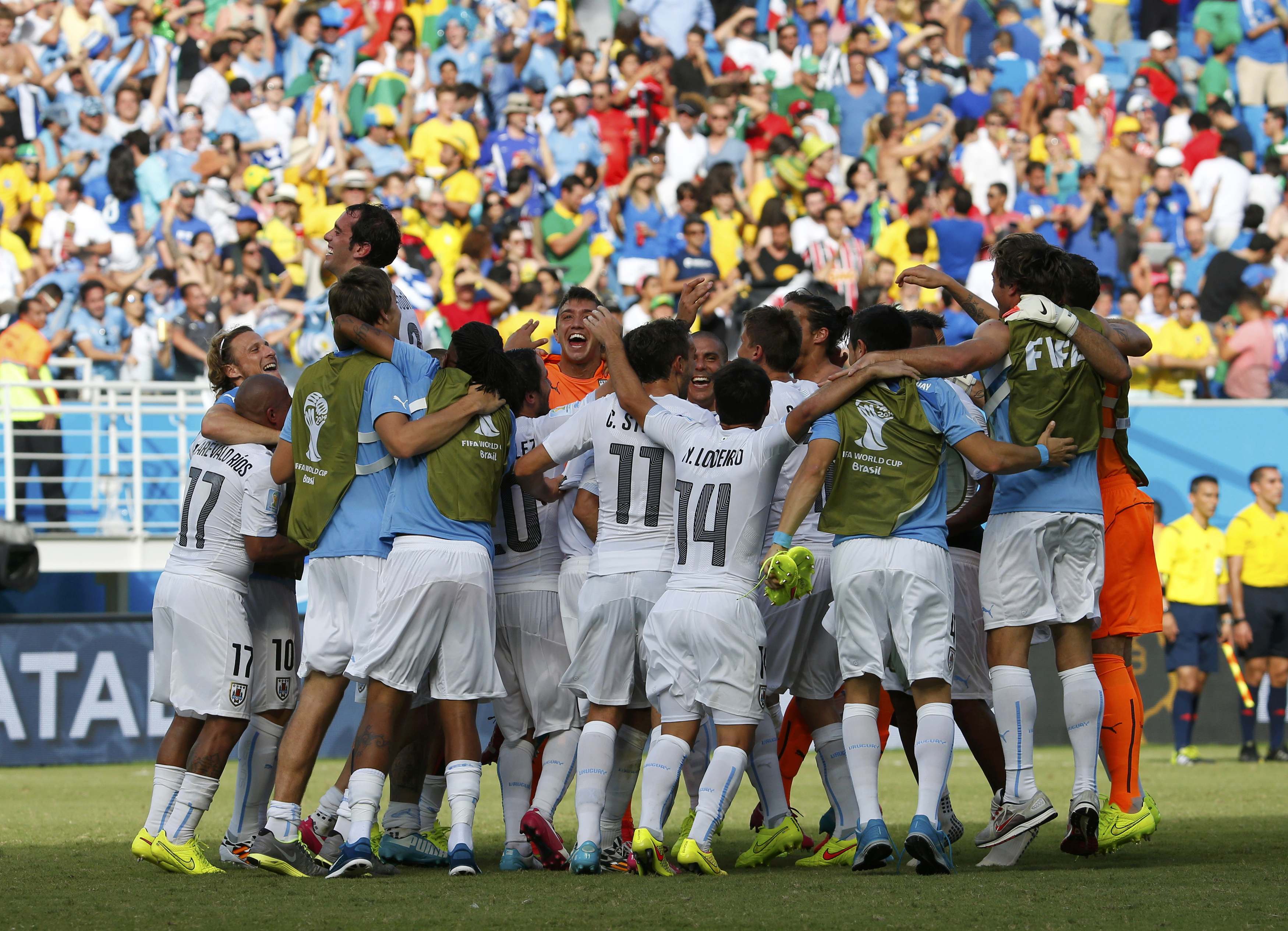 Μουντιάλ 2014:Ιταλία – Ουρουγουάη (0 – 1) – Αποκλείστηκε η Σκουάντρα Ατζούρα