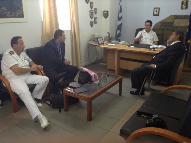 Επίσκεψη συνδικαλιστών του Λιμενικού στη Σάμο