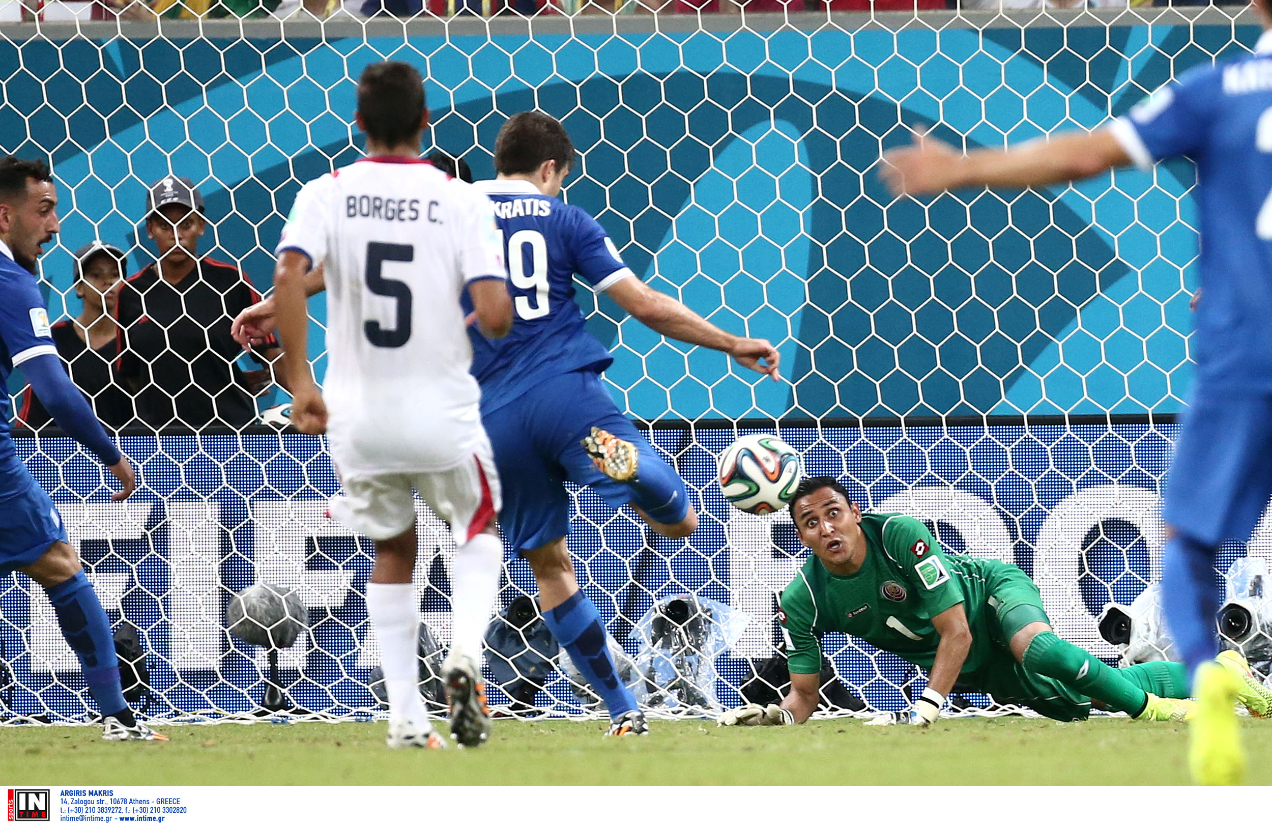 Mουντιάλ 2014: Ελλάδα – Κόστα Ρίκα (1-1 και στην παράταση) αλλά 3-5 στα πέναλτι