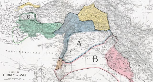 Ο χάρτης του 1916 που μισούν οι τζιχαντιστές του ISIS