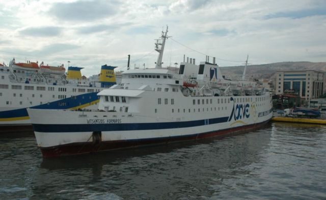 Ανεκτέλεστα άλλα δύο δρομολόγια του πλοίου «Βιτσέντζος Κορνάρος»