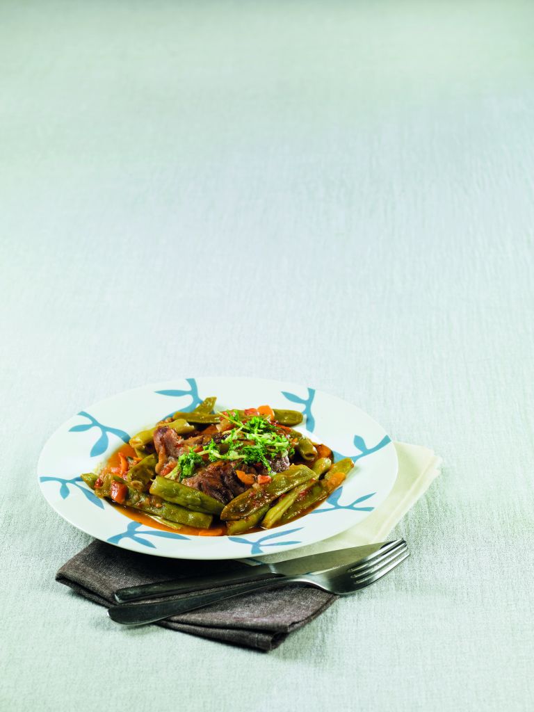 Οσομπούκο με φασολάκια