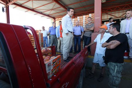 Τσίπρας: Να δοθεί άμεση λύση για τους ροδακινοπαραγωγούς