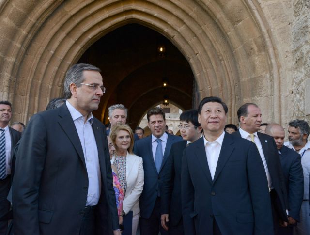 Samaras meets Chinese President Xi Jinping in Rhodes