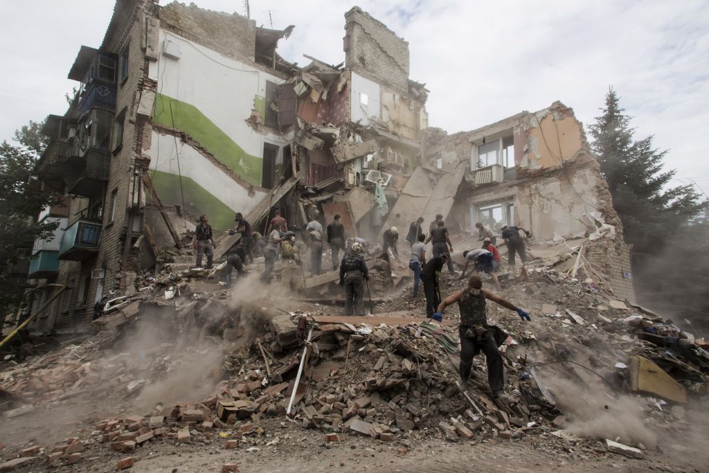 Αεροπορική επίθεση με νεκρούς πολίτες στην ανατολική Ουκρανία