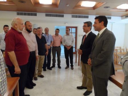 Συνάντηση Λοβέρδου με πανεπιστημιακούς από Γάζα, Αίγυπτο