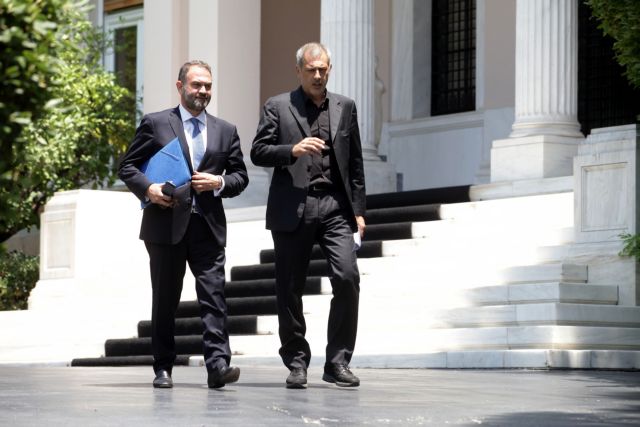 Συνάντηση Γ. Μώραλη και Ε. Μαρινάκη με Ν. Παππά