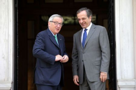 Συνάντηση Σαμαρά-Γιούνκερ για την πορεία της οικονομίας