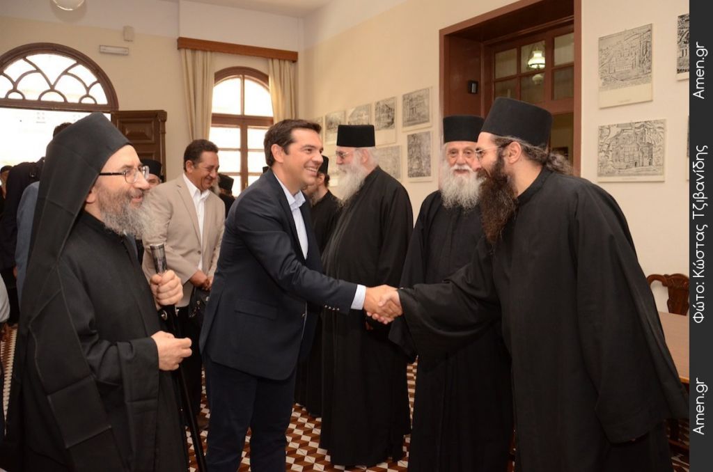 Στο Αγιον Ορος ο Αλέξης Τσίπρας