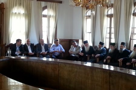 Μονές του Αγίου Ορους επισκέφθηκε ο Αλέξης Τσίπρας