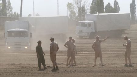 Το ρωσικό κονβόι στα ουκρανικά σύνορα