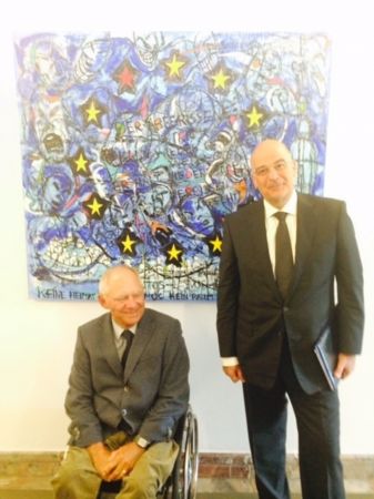 Mείωση φορολογίας και ανάπτυξη στο επίκεντρο της συνάντησης Δένδια-Σόιμπλε στο Βερολίνο