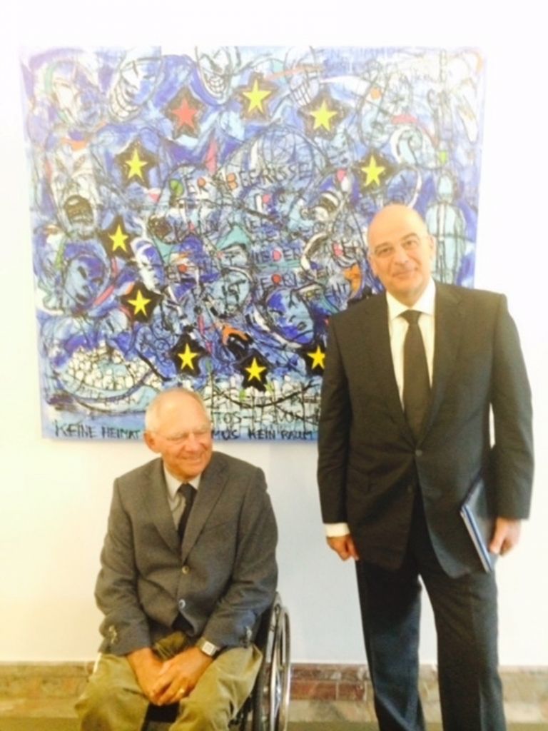 Mείωση φορολογίας και ανάπτυξη στο επίκεντρο της συνάντησης Δένδια-Σόιμπλε στο Βερολίνο