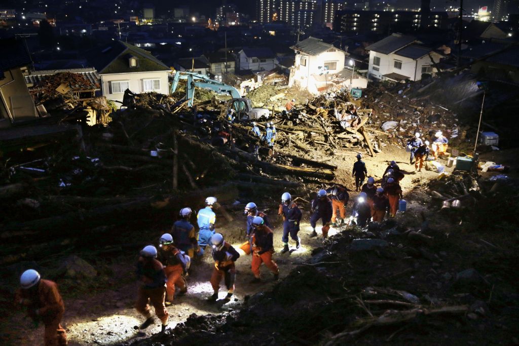 Τους 72 έφτασαν οι νεκροί από τις κατολισθήσεις στη Χιροσίμα