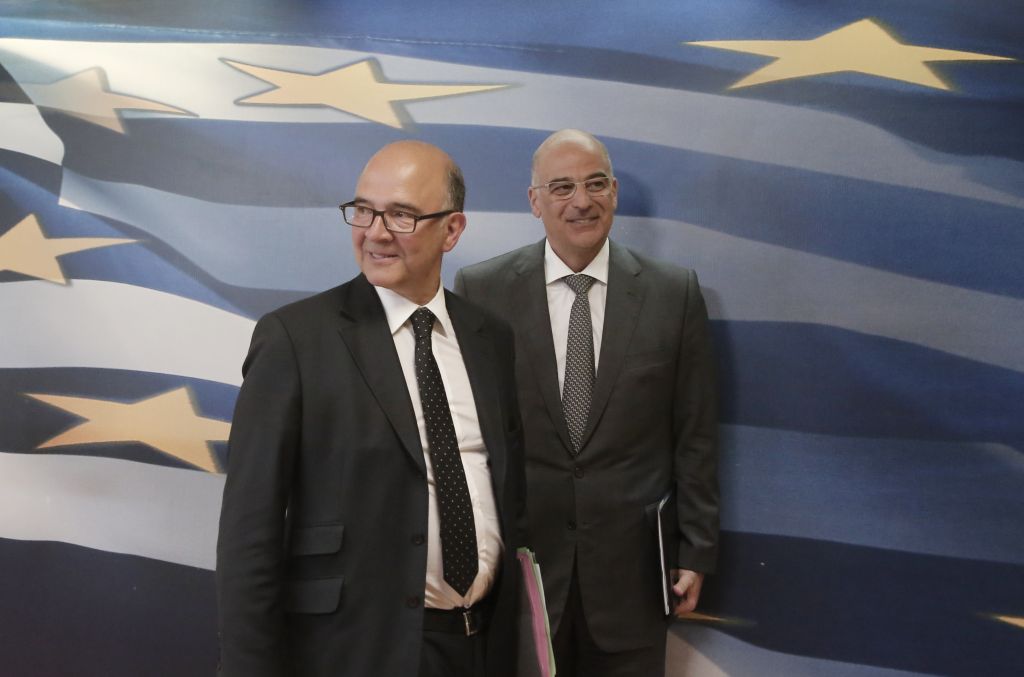 Η δημιουργία Ελληνικής Αναπτυξιακής Τράπεζας στη συζήτηση Δένδια -Μοσκοβισί