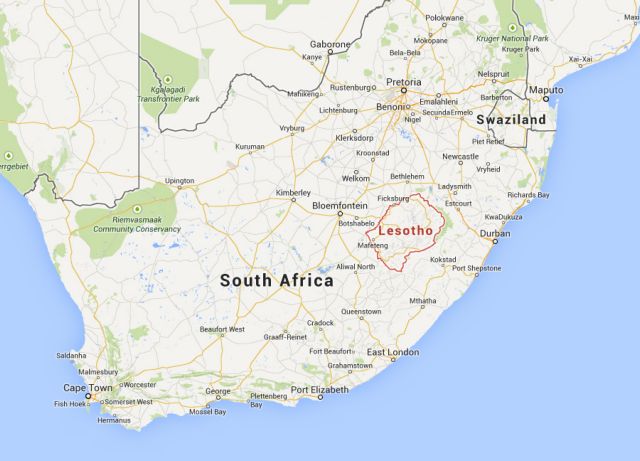 Στρατιώτες στο Λεσότο κατέλαβαν κυβερνητικά κτίρια