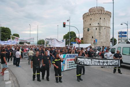 Απαγόρευση συγκεντρώσεων στο κέντρο της Θεσσαλονίκης