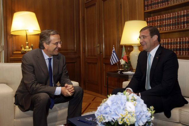 Prime Minister Samaras meets with Portuguese counterpart Coelho
